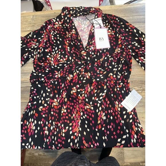 By Design New York Confetti Red Dress. Multi Color. Size XL. NWT. 6 - Picture 1 of 10